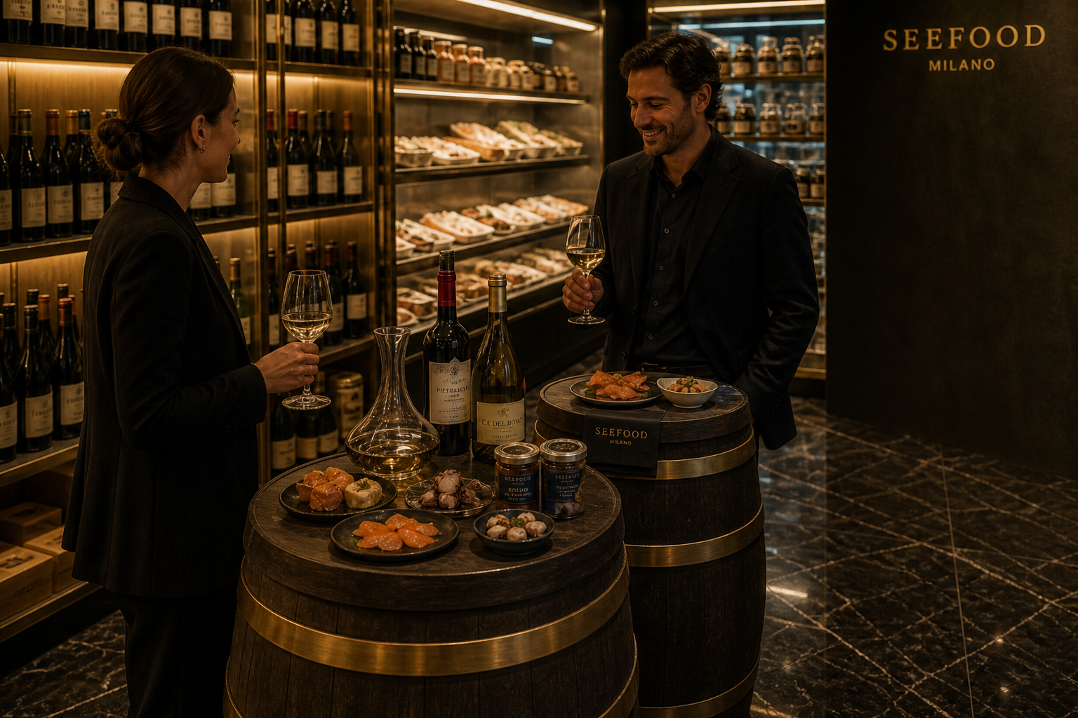 Degustazione alle botti: abbinamento specialty e vino