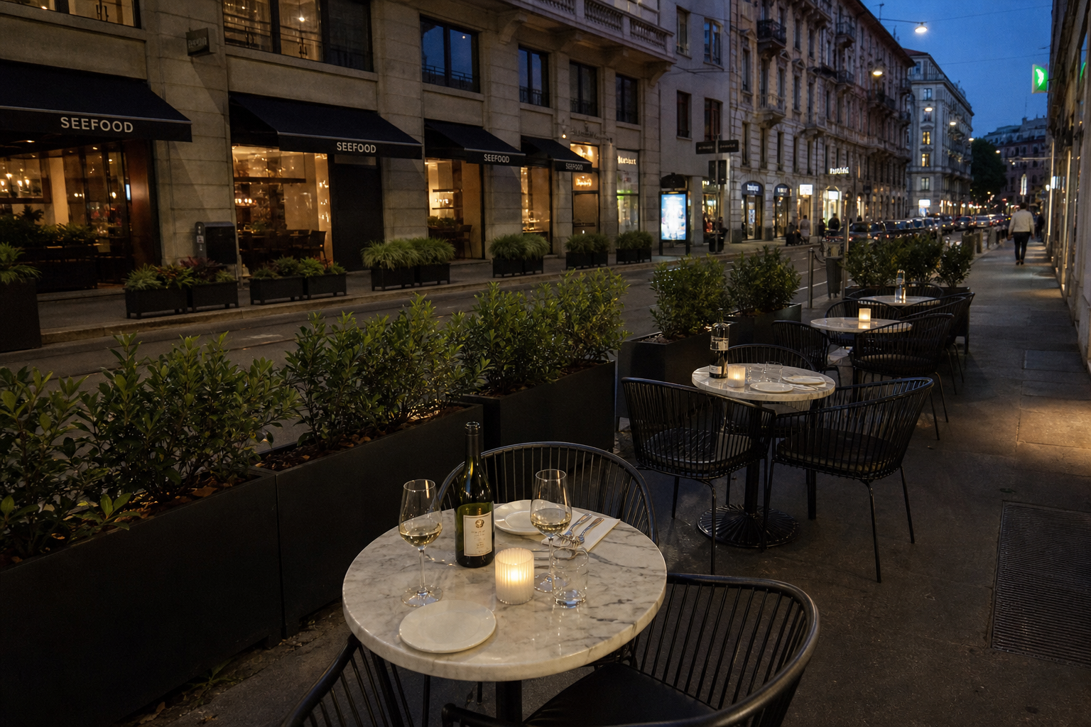 Dehor nord 19,80 mq con quattro bistrot
